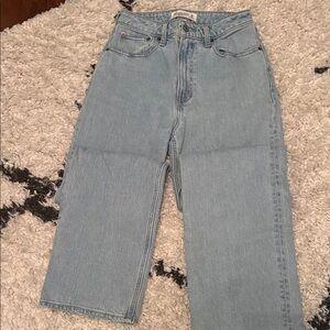 Abercrombie & Fitch Light Blue Straight Leg Jeans